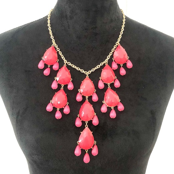 10 Necklaces Pink/Red tones (10 pieces) - Picture 10 of 11